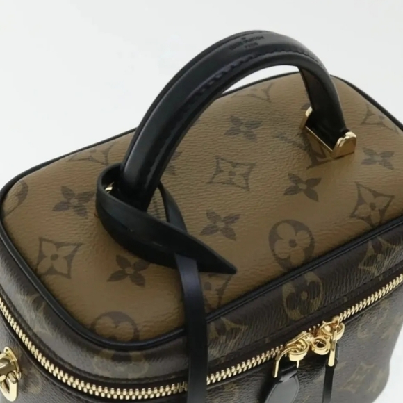 Louis Vuitton Reverse Monogram Canvas Vanity PM Crossbody Shoulder Handbag - Picture 5 of 10